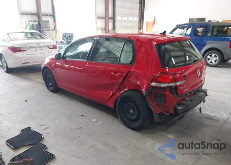 2013 Volkswagen Golf 2.5L 4-Door from USA, damaged, VIN WVWDB7AJ2DW044225